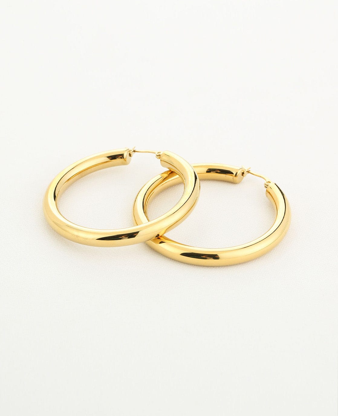 Je m'appelle Accessoires Goud / One Size Earrings Hoops | Goud