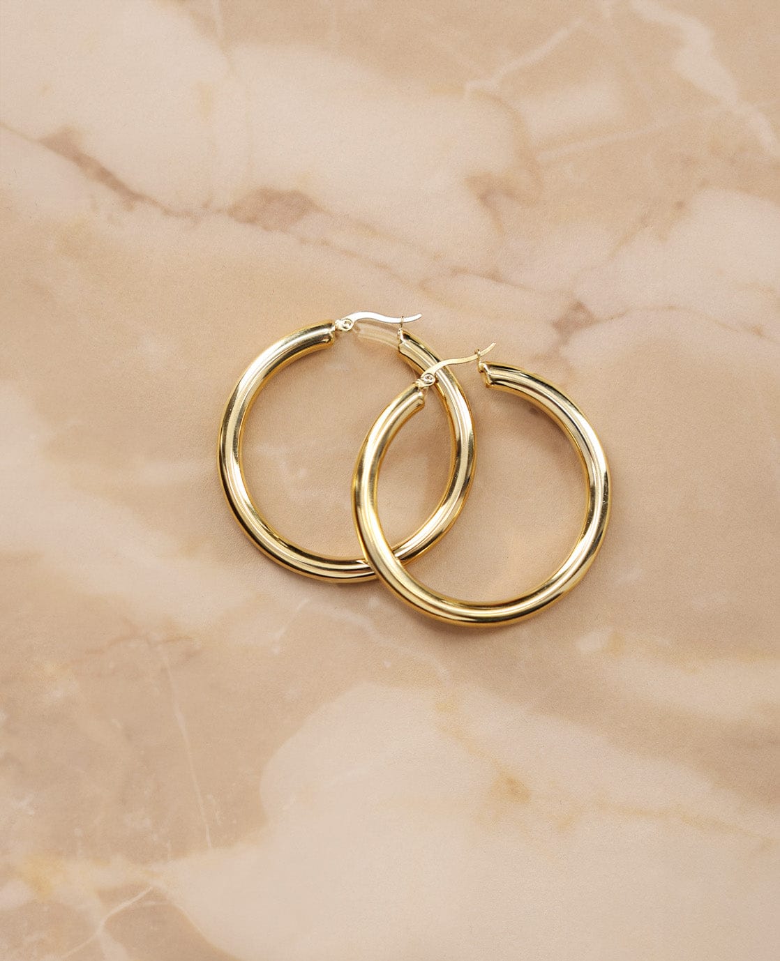 Je m'appelle Accessoires Goud / One Size Earrings Hoops | Goud