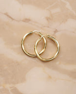 Je m'appelle Accessoires Goud / One Size Earrings Hoops | Goud