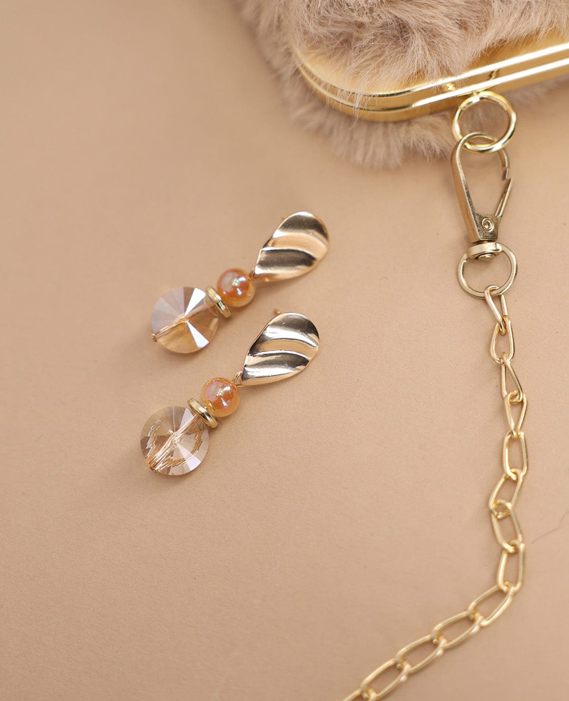 Je m'appelle Accessoires Multicolor/Goud / One Size Earrings | Multicolor/Goud