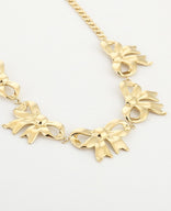 Je m'appelle Accessoires Goud / One Size Necklace Bow | Goud
