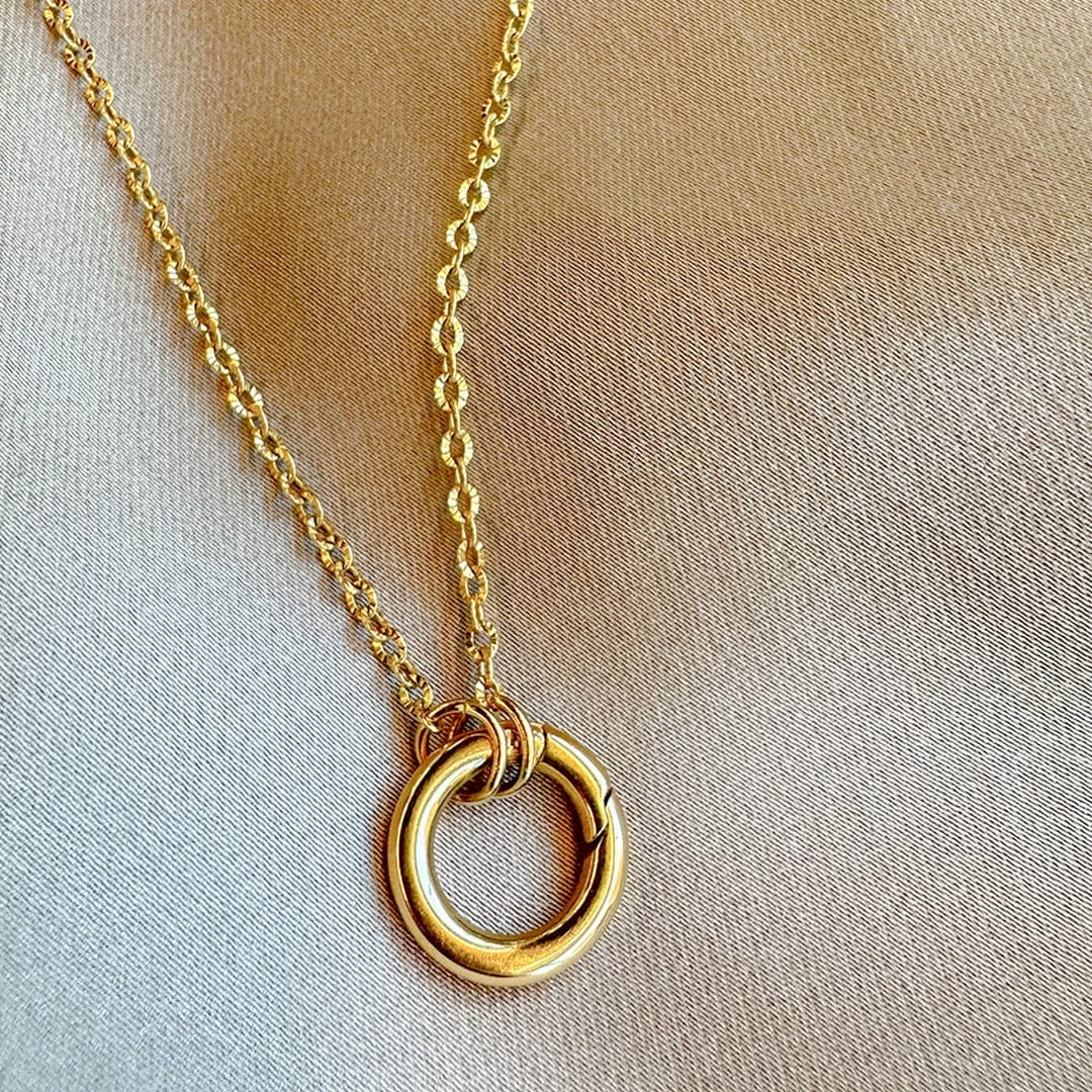 Je m'appelle Accessoires Goud / One Size Necklace Fine Rope | Goud