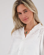 Je m'appelle Accessoires Goud / Groen / One Size Necklace Fish Charm | Goud / Groen