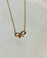 Je m'appelle Accessoires Goud / One Size Necklace Petit Bow | Goud