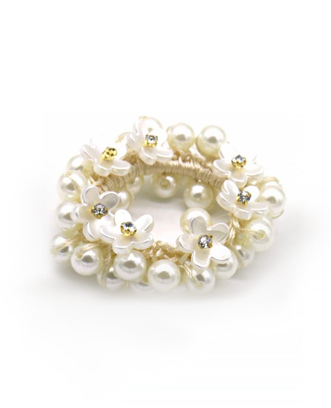Je m'appelle Accessoires Pearl White / One Size Scrunchie | Pearl White