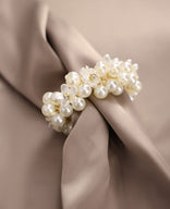 Je m'appelle Accessoires Pearl White / One Size Scrunchie | Pearl White