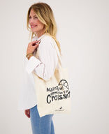 Je m'appelle Accessoires Ecru / One Size Shopping Bag | Ecru
