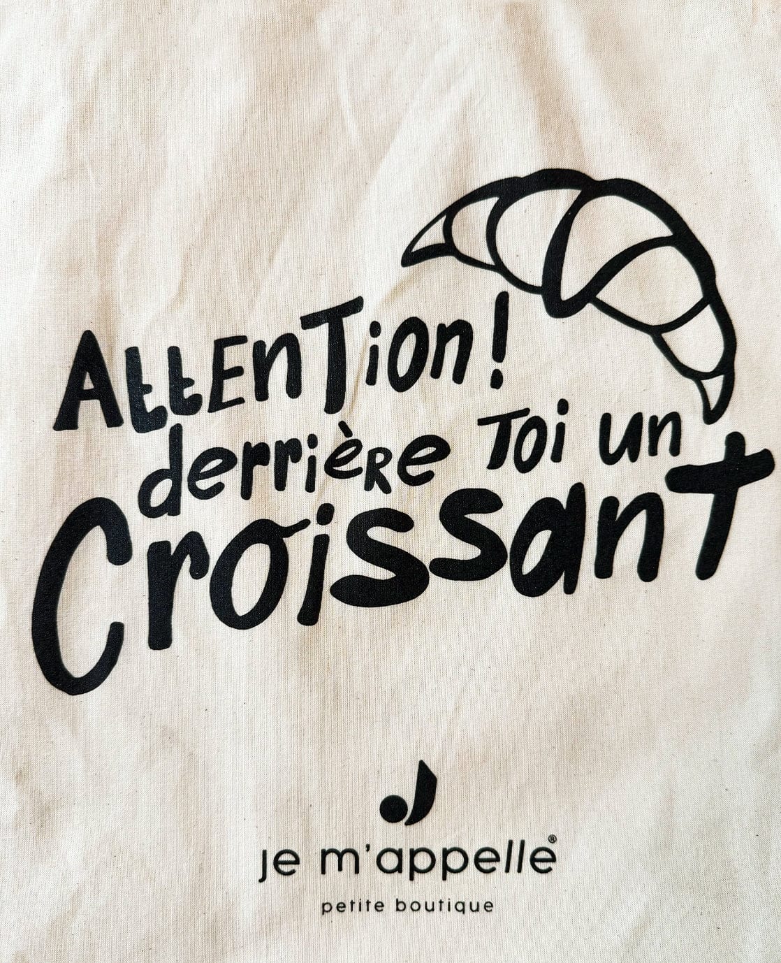 Je m'appelle Accessoires Ecru / One Size Shopping Bag | Ecru