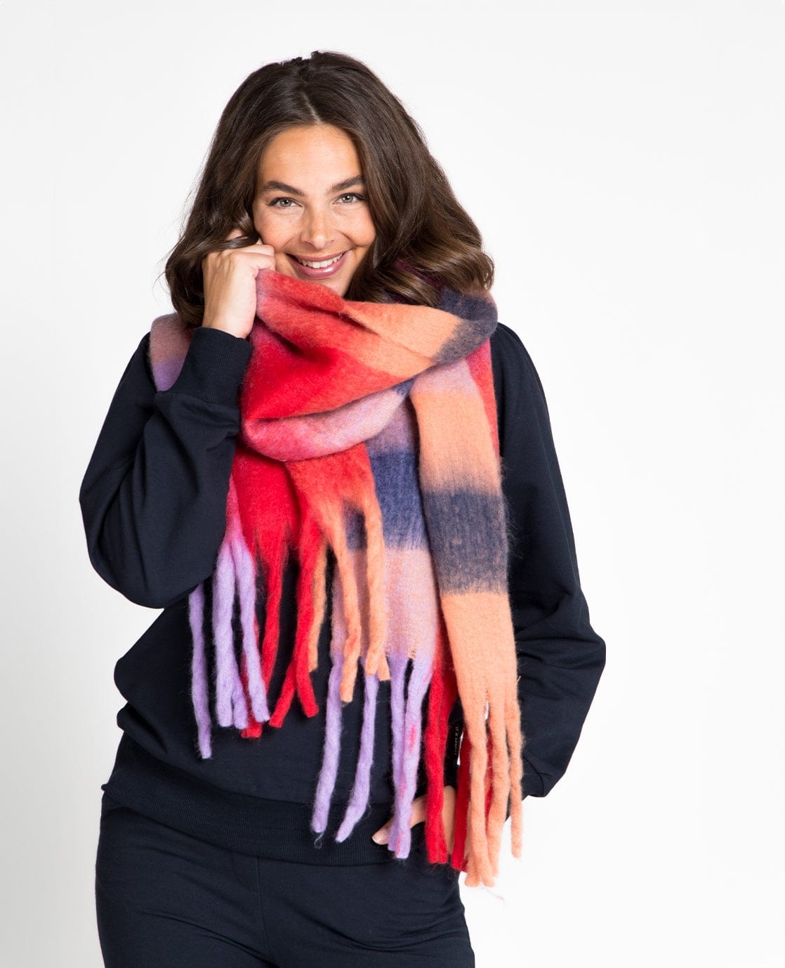 Je m'appelle Accessoires Multicolor/Abricot / One Size Sjaal Elle | Multicolor/Abricot