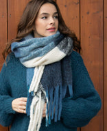 Je m'appelle Accessoires Multicolor/Blue Denim / One Size Sjaal Elle | Multicolor/Blue Denim