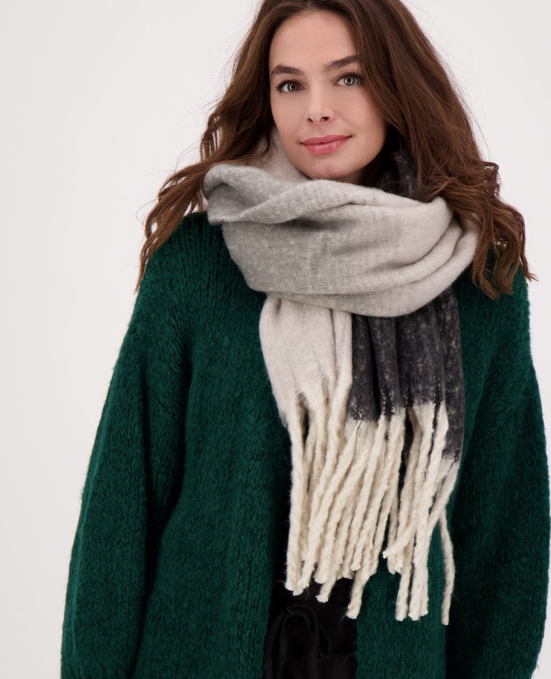 Je m'appelle Accessoires Multicolor/Graphite / One Size Sjaal Elle | Multicolor/Graphite