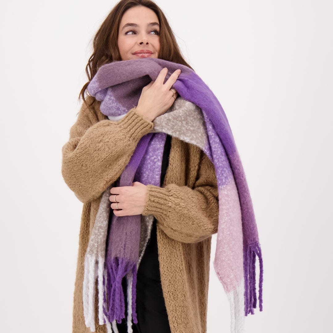 Je m'appelle Accessoires Multicolor/Paars / One Size Sjaal Elle | Multicolor/Paars