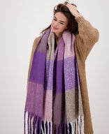 Je m'appelle Accessoires Multicolor/Paars / One Size Sjaal Elle | Multicolor/Paars