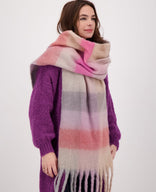 Je m'appelle Accessoires Multicolor/Roze / One Size Sjaal Elle | Multicolor/Roze