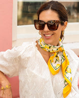 Je m'appelle Accessoires Multicolor/Geel / One Size Sjaaltje Limone | Multicolor/Geel