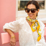Je m'appelle Accessoires Multicolor/Geel / One Size Sjaaltje Limone | Multicolor/Geel