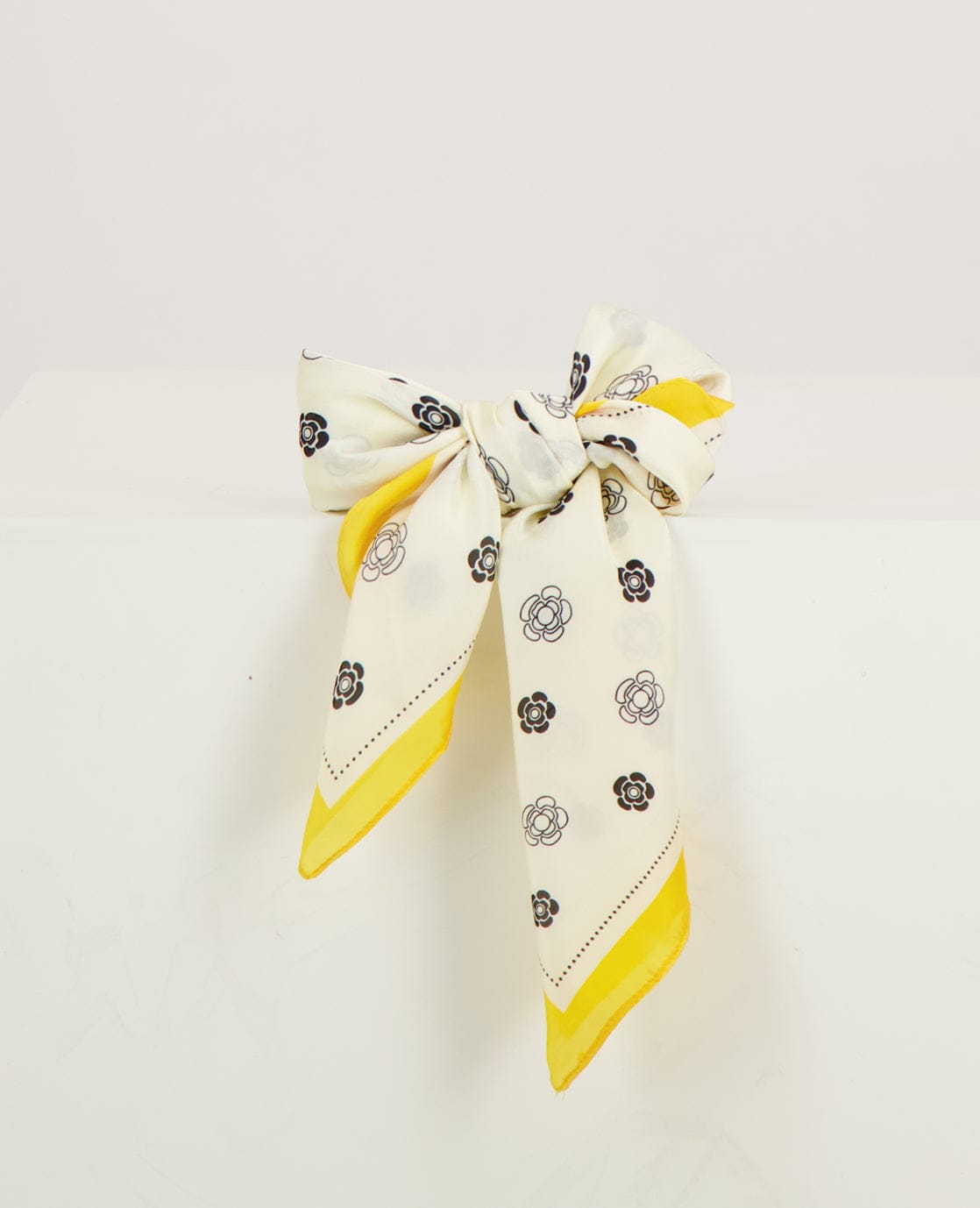 Je m'appelle Accessoires Off White / Yellow / One Size Sjaaltje | Off White / Yellow