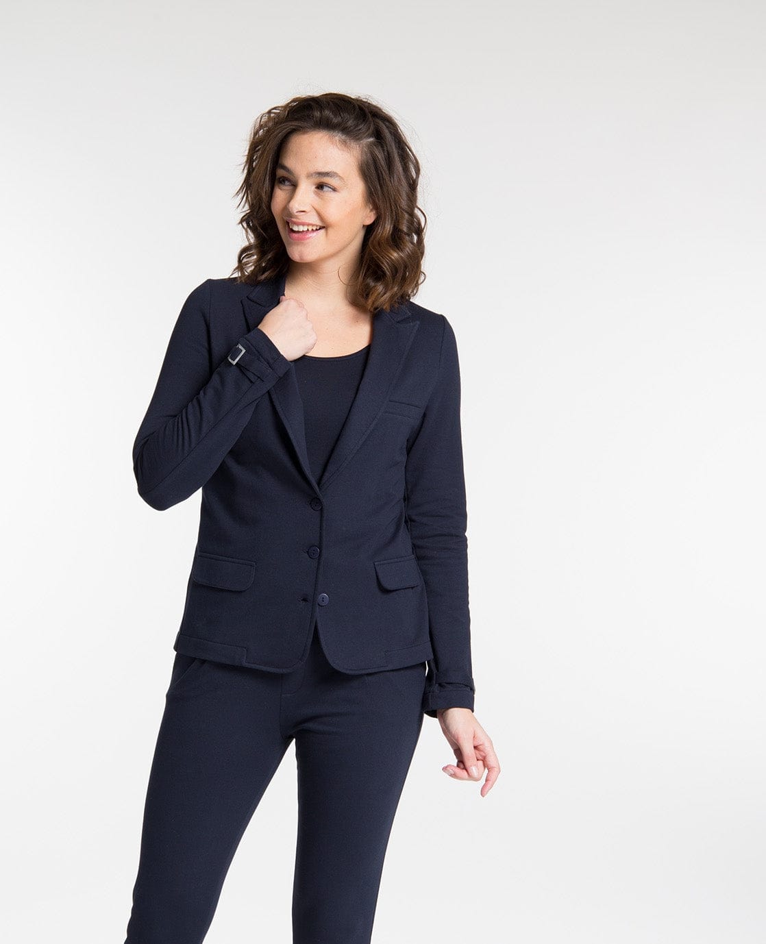 Je m'appelle Broeken Easy Pant | Donkerblauw