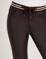 Je m'appelle Broeken Jogg Coated | Chocolate Brown