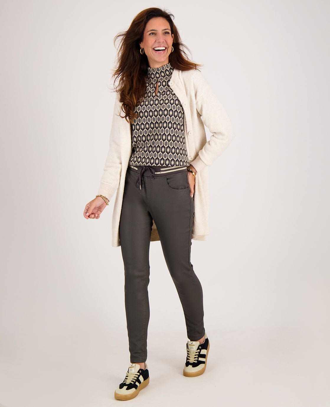 Je m'appelle Broeken Dark Grey / S / Regular Jogg Coated | Dark Grey