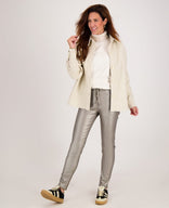 Je m'appelle Broeken Jogg Coated | Grey/Taupe