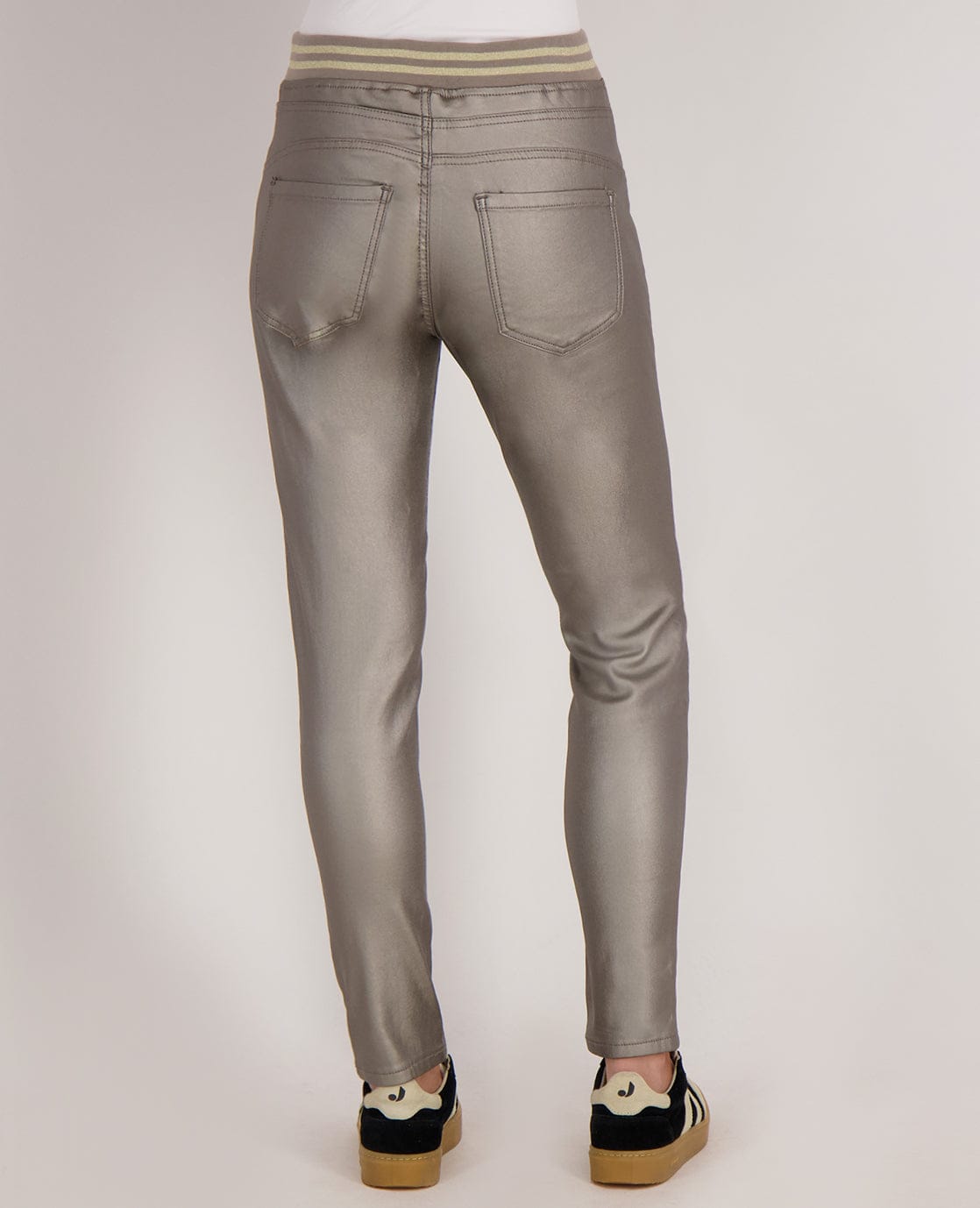 Je m'appelle Broeken Jogg Coated | Grey/Taupe