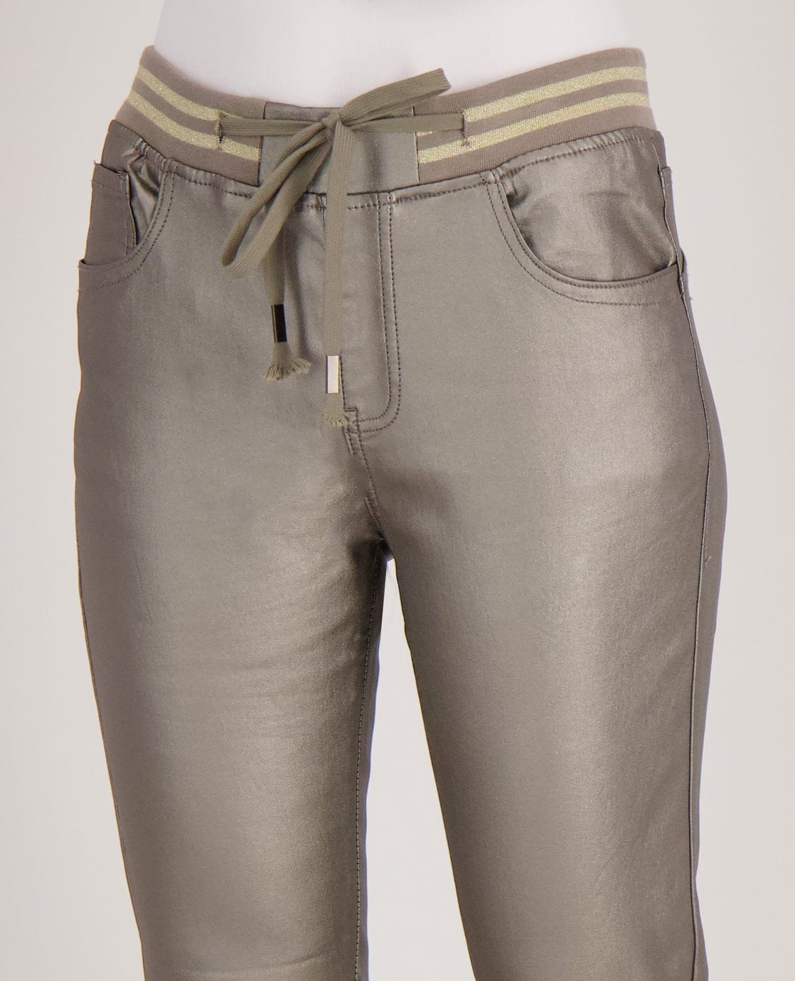 Je m'appelle Broeken Jogg Coated | Grey/Taupe