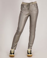 Je m'appelle Broeken Jogg Coated | Grey/Taupe