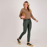Je m'appelle Broeken Jogg Coated | Lafayette Green
