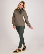 Je m'appelle Broeken Jogg Coated | Lafayette Green