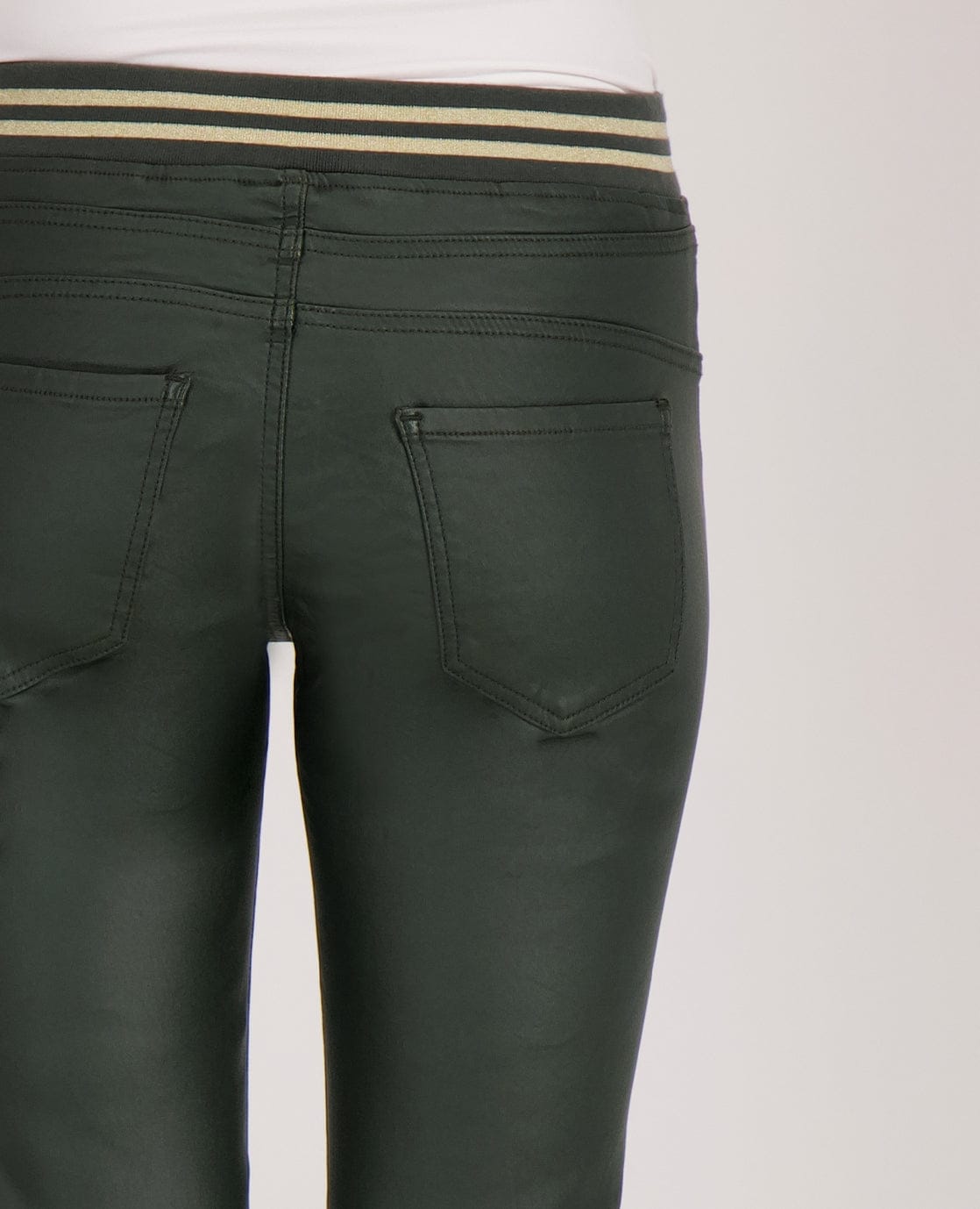 Je m'appelle Broeken Jogg Coated | Lafayette Green