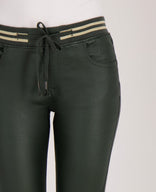 Je m'appelle Broeken Jogg Coated | Lafayette Green
