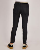 Je m'appelle Broeken Jogg Coated | Zwart