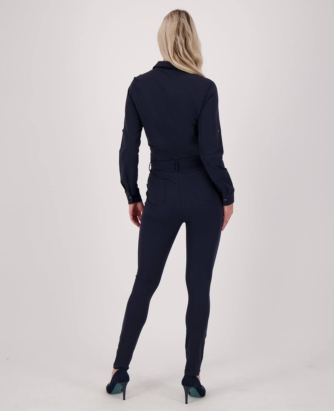 Je m'appelle Broeken Jumpsuit Élégant Travel | Donkerblauw