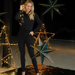 Je m'appelle Broeken Jumpsuit Élégant Travel | Zwart