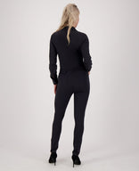 Je m'appelle Broeken Jumpsuit Élégant Travel | Zwart