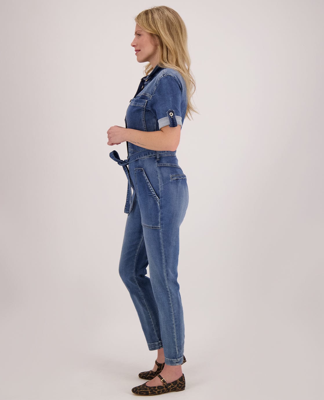 Je m'appelle Broeken Jumpsuit Jogg Denim | Dark Denim
