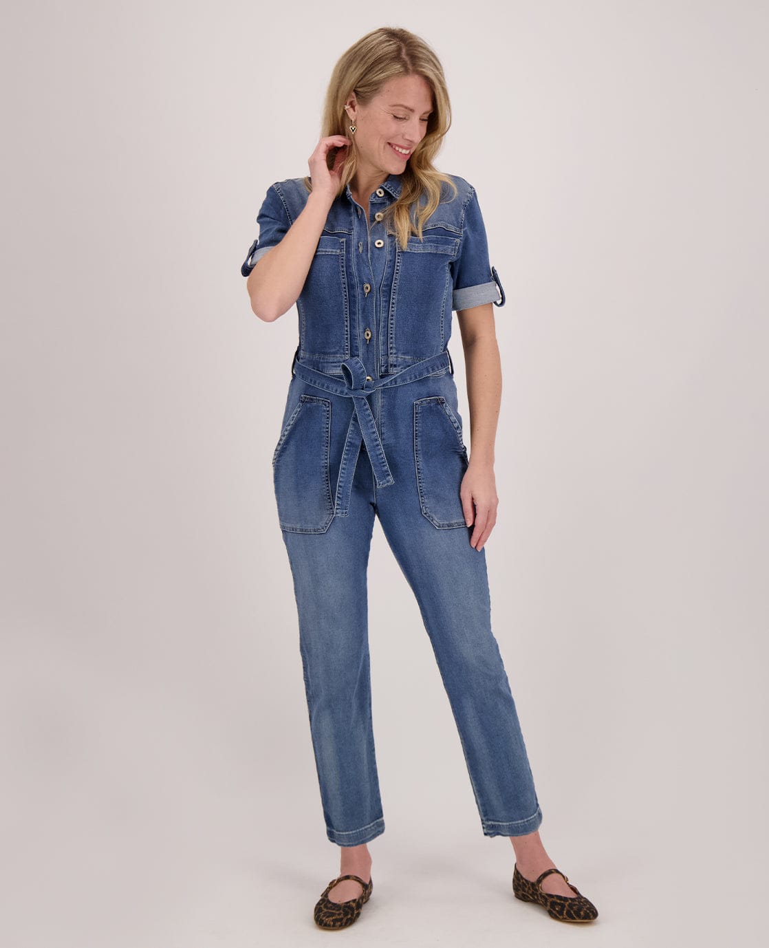 Je m'appelle Broeken Jumpsuit Jogg Denim | Dark Denim