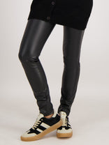 Je m'appelle Broeken Zwart / XS / Regular Legging Faux Leather | Zwart