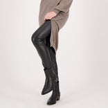 Je m'appelle Broeken Legging Faux Leather | Zwart