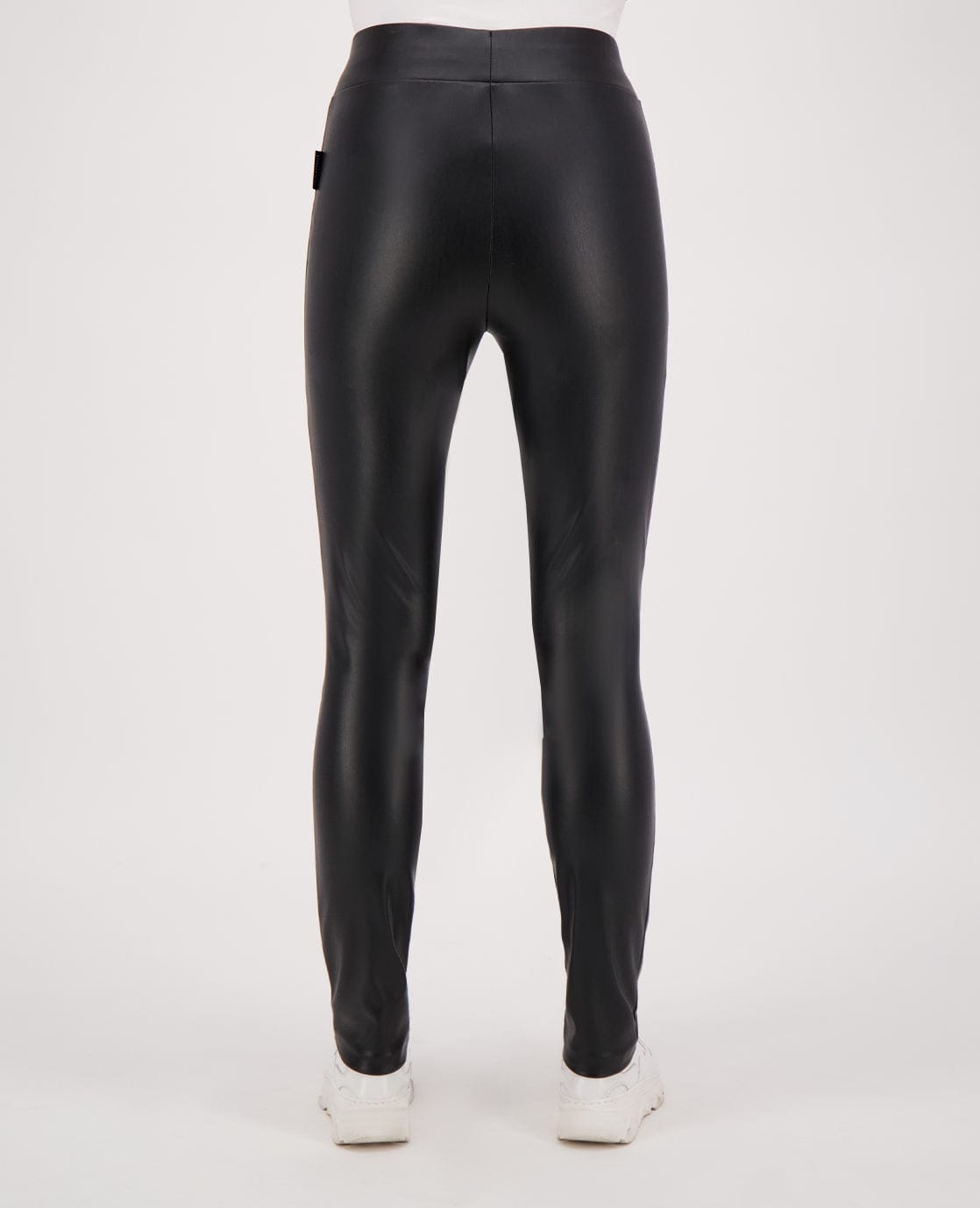 Je m'appelle Broeken Legging Faux Leather | Zwart