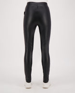 Je m'appelle Broeken Legging Faux Leather | Zwart