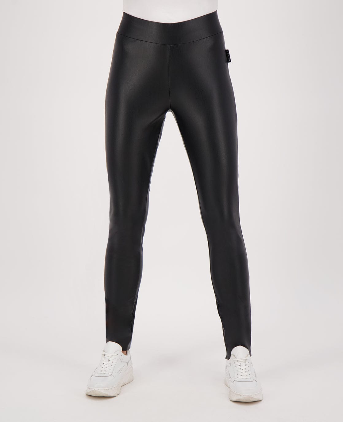 Je m'appelle Broeken Legging Faux Leather | Zwart