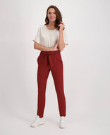 Je m'appelle Broeken Ruby Red / XS / Regular Pant Audrey Travel | Ruby Red