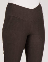 Je m'appelle Broeken Pant Brooklyn Knitted | Chocolate Brown