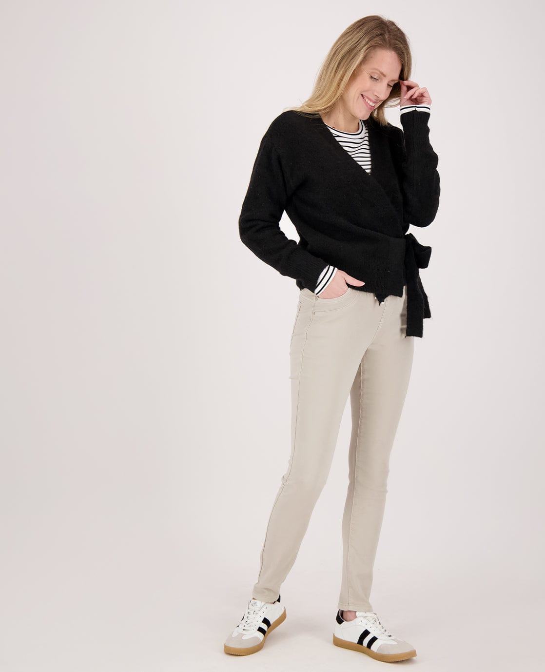 Je m'appelle Broeken Greige / XS / Short Pant Celine Jogg Denim | Greige