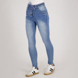 Je m'appelle Broeken Pant Celine Jogg Denim | Mid Blue Denim