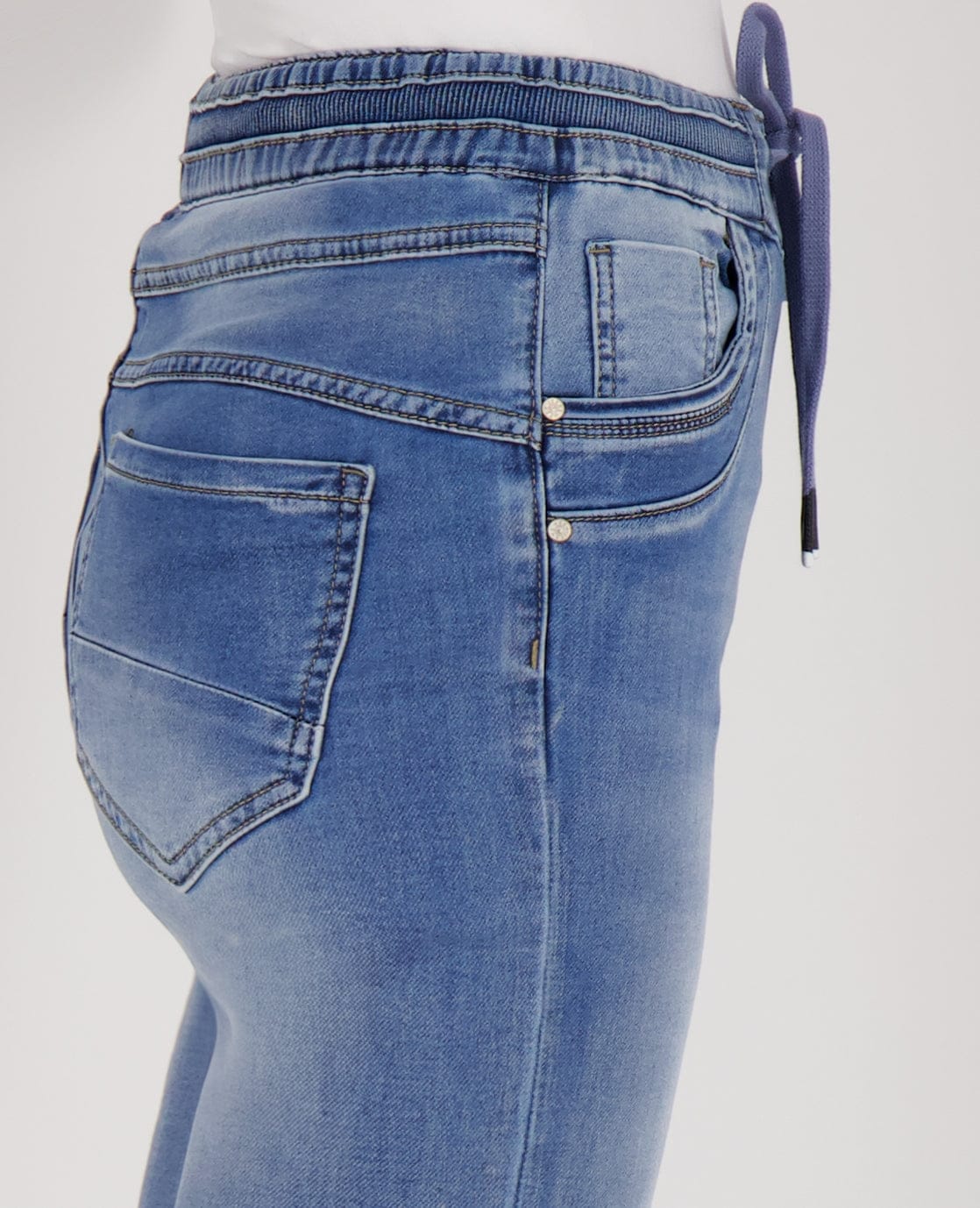 Je m'appelle Broeken Pant Celine Jogg Denim | Mid Blue Denim