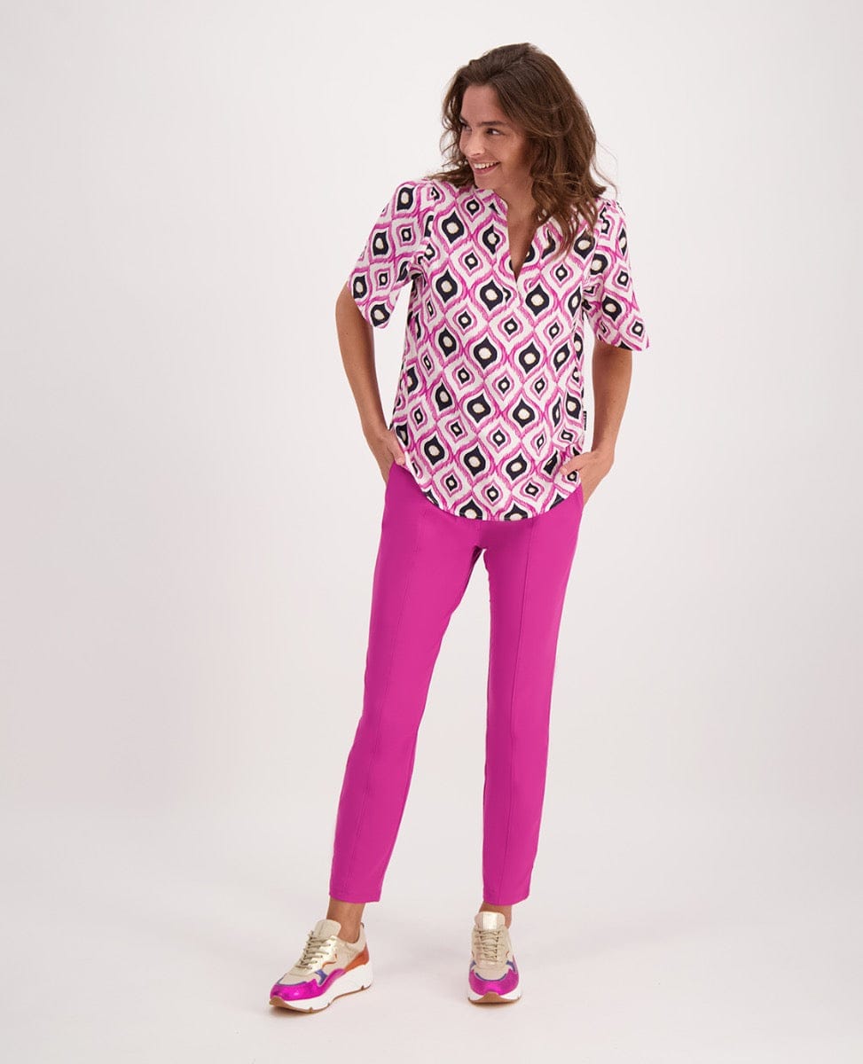 Je m'appelle Broeken Pant Chino 7/8 Travel | Very Berry