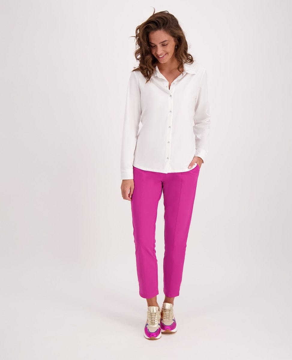Je m'appelle Broeken Pant Chino 7/8 Travel | Very Berry